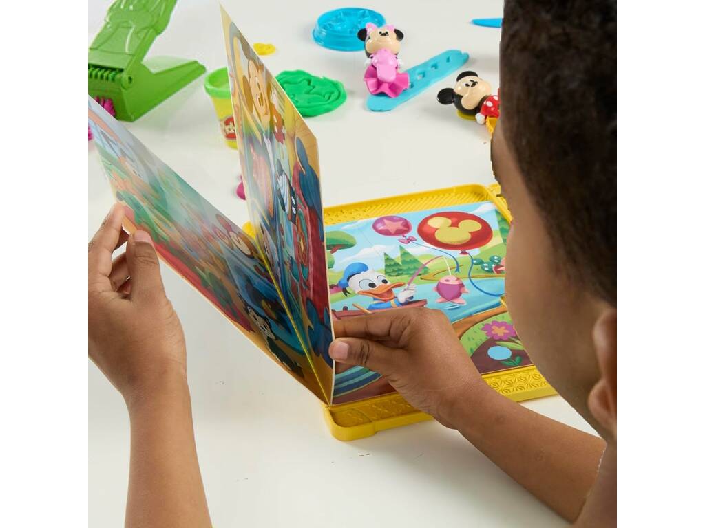 PlayDoh Disney Jr. Mickey Mouse ClubHouse Set Crea Una Historia con Plastilina y Accesorios