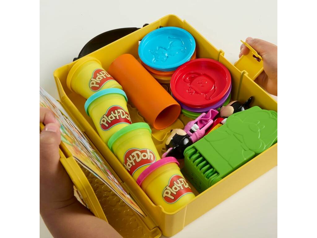 PlayDoh Disney Jr. Mickey Mouse ClubHouse Set Crea Una Historia con Plastilina y Accesorios