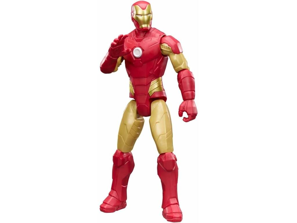 Marvel Vengadores Figura Articulada Titan Series Iron Man de 29 cm