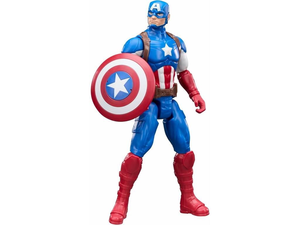 Marvel Vengadores Figura Articulada Titan Series Capitán América de 29 cm