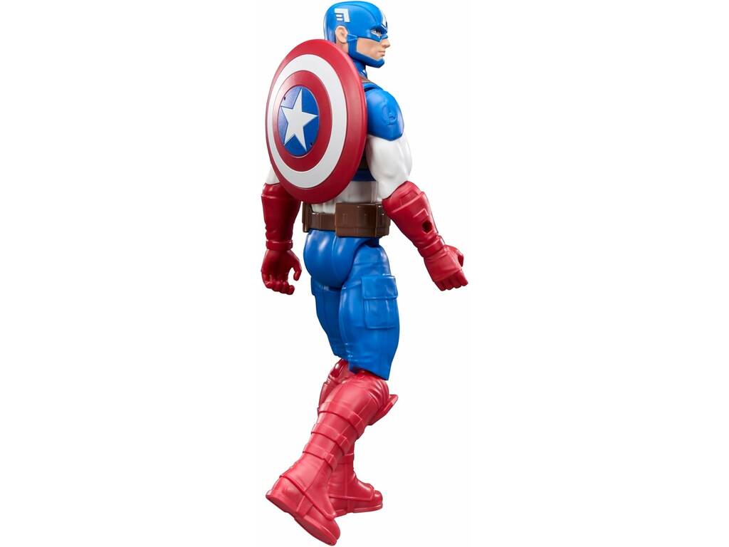 Marvel Vengadores Figura Articulada Titan Series Capitán América de 29 cm