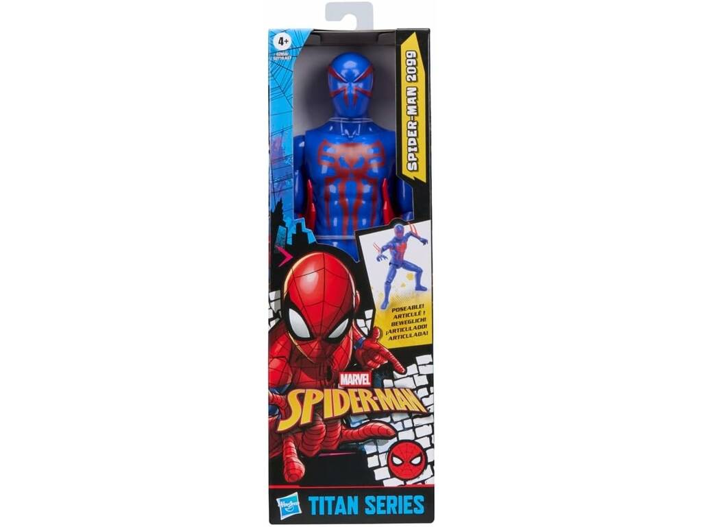 Marvel Spiderman Figura Articulada Titan Series Spiderman 2099 de 29 cm