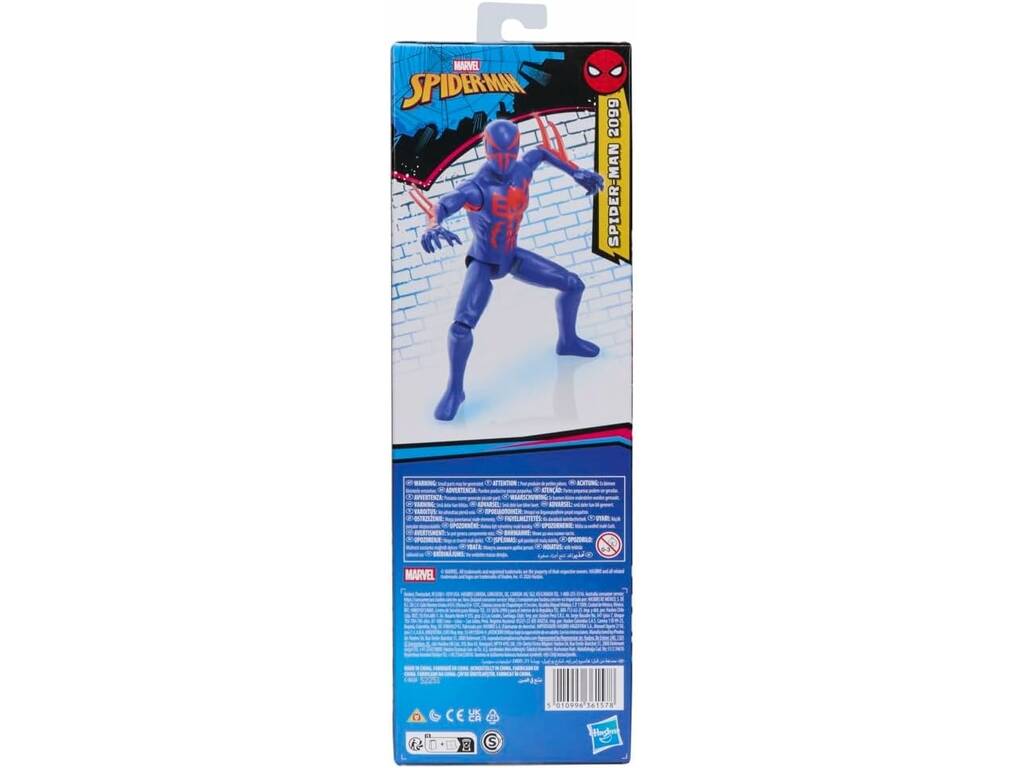 Marvel Spiderman Figura Articulada Titan Series Spiderman 2099 de 29 cm