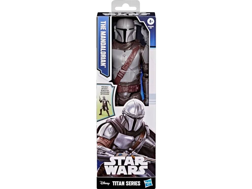 Star Wars Figura Articulada Titan Series The Mandalorian de 29 cm