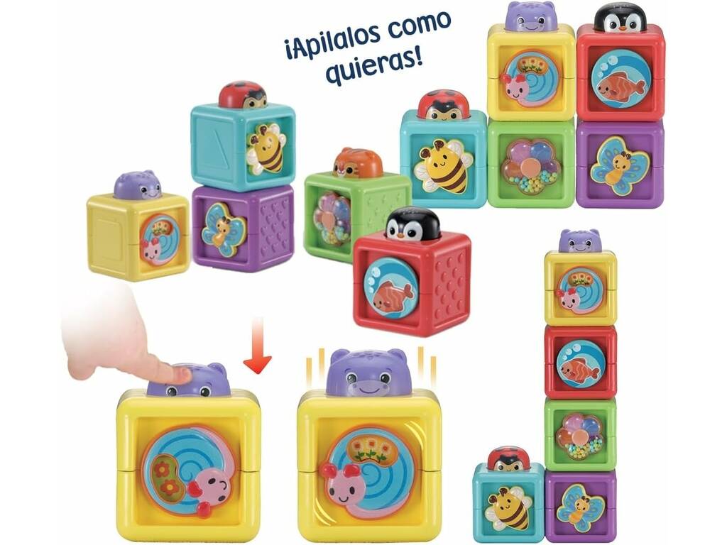 Mes premiers blocs d'activités 5 pièces avec des animaux