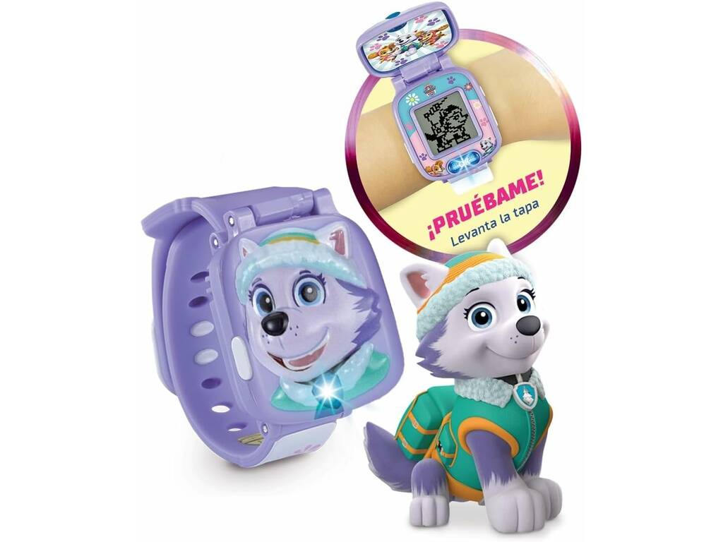 Reloj Educativo Patrulla Canina Everest con Luz y Sonidos