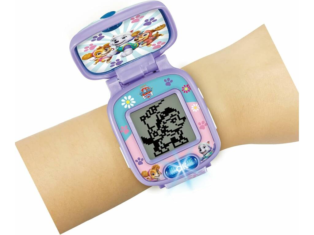 Reloj Educativo Patrulla Canina Everest con Luz y Sonidos
