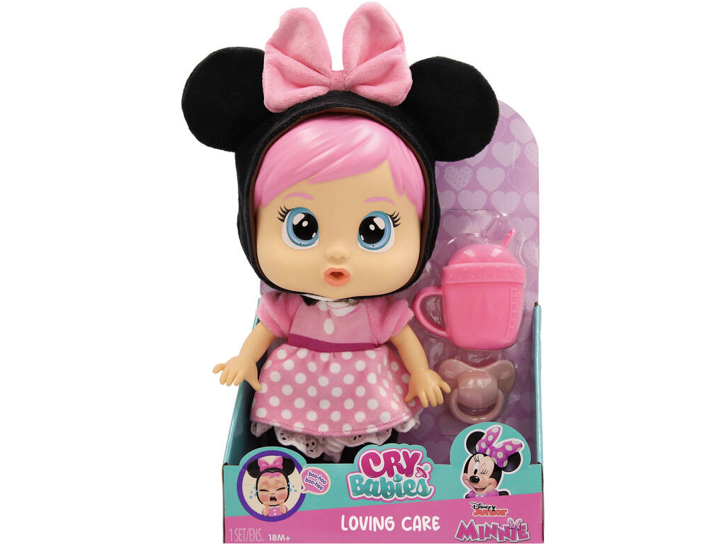 Bebés Llorones Loving Care Disney Junior Muñeca Minnie