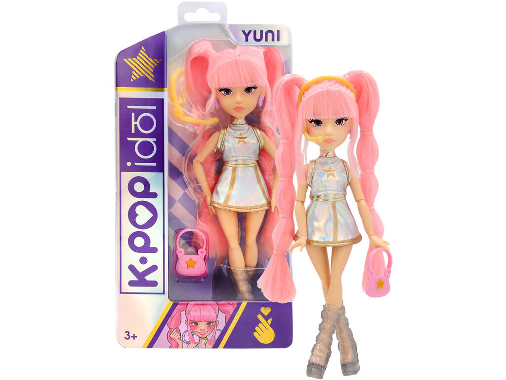 K-Pop Idol Muñeca Yuni de 25 cm con Accesorios