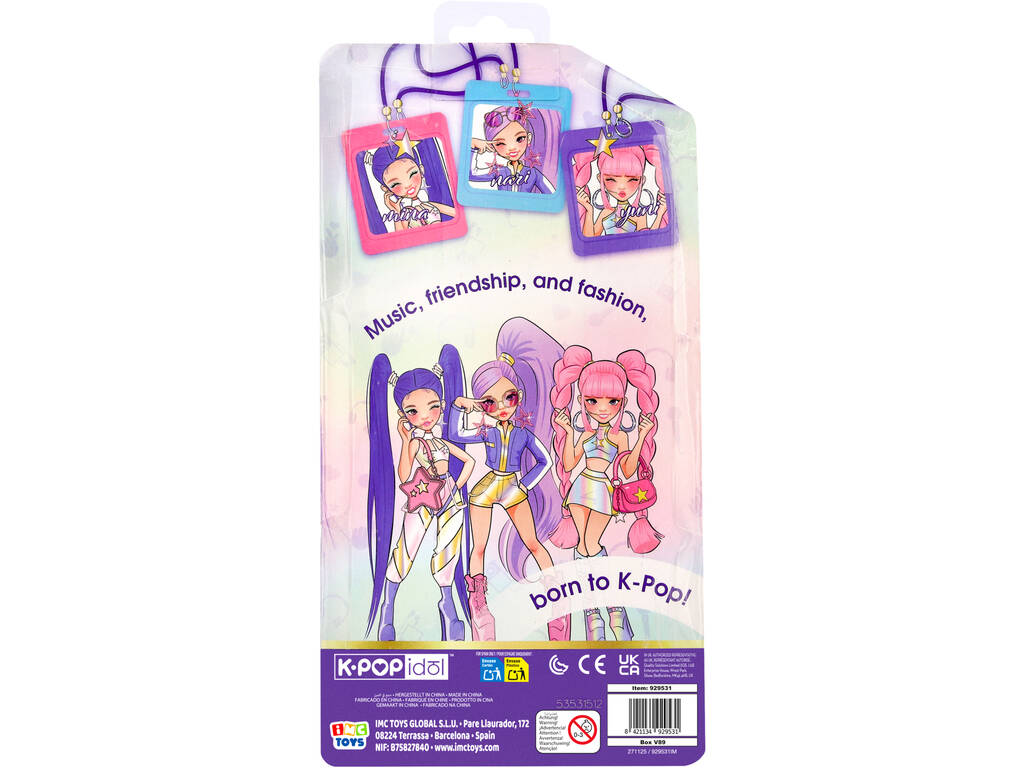 K-Pop Idol Muñeca Yuni de 25 cm con Accesorios