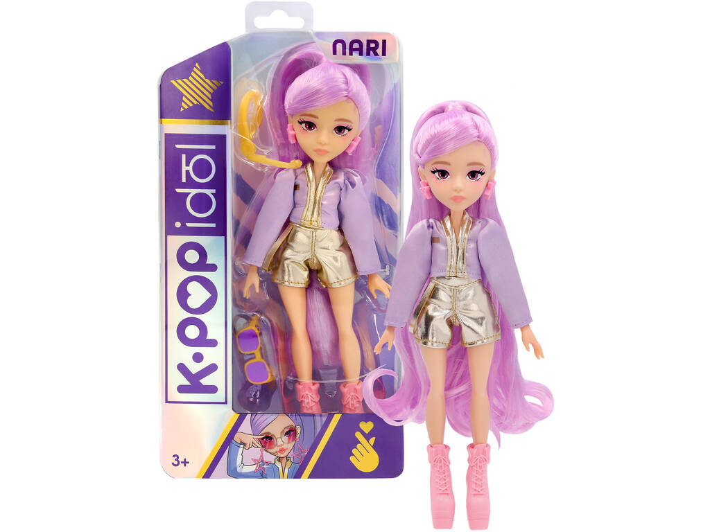 K-Pop Idol Muñeca Nari de 25 cm con Accesorios