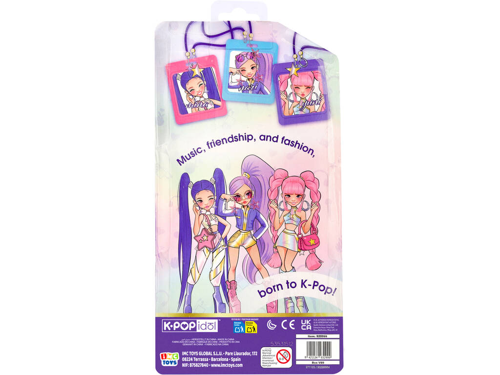 K-Pop Idol Muñeca Nari de 25 cm con Accesorios