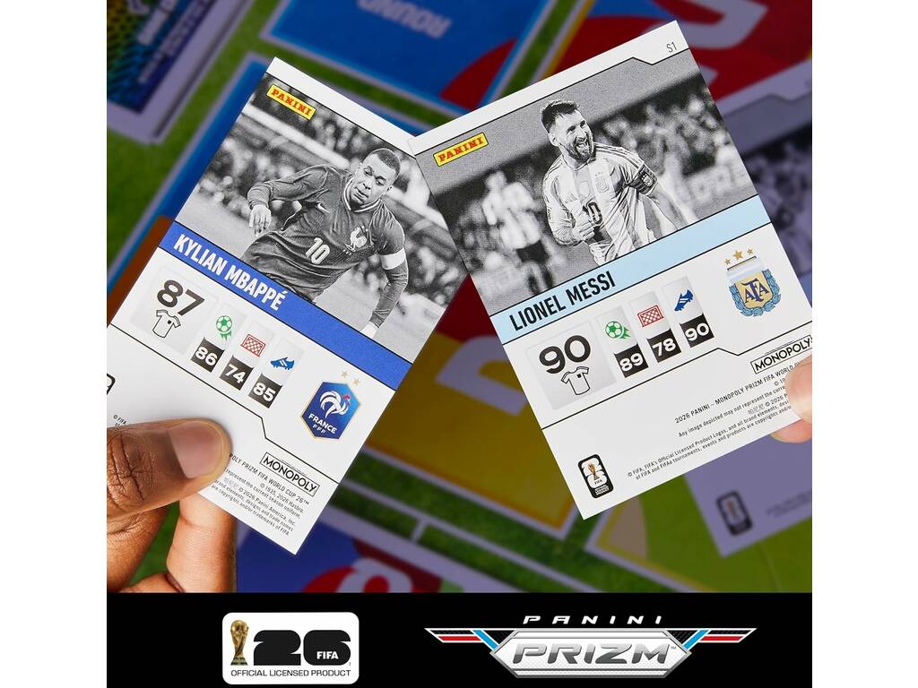 Monopoly Panini Prizm Juego Copa Mundial de la FIFA