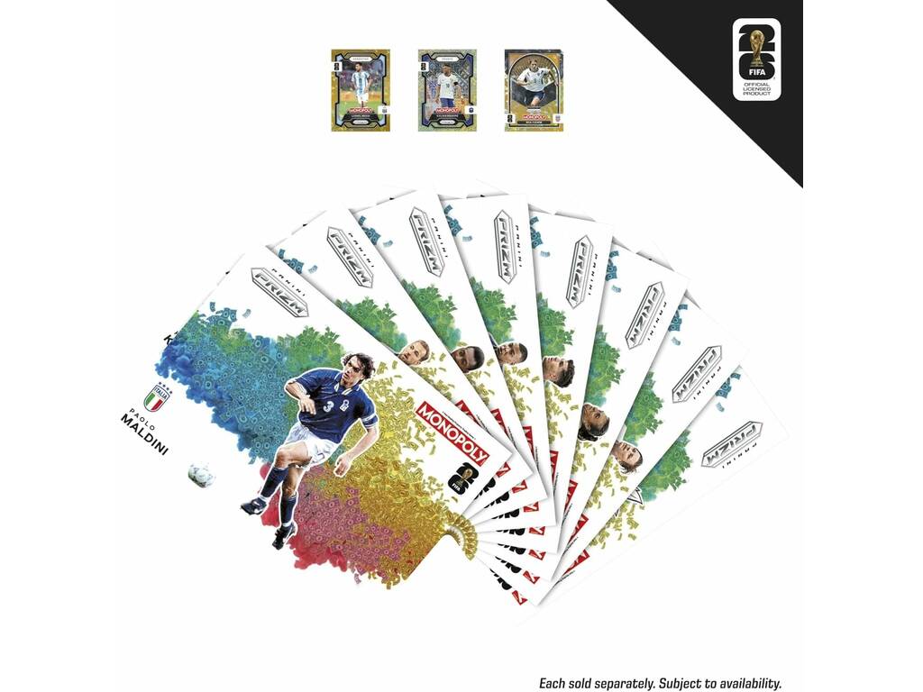 Monopoly Panini Prizm Juego Copa Mundial de la FIFA