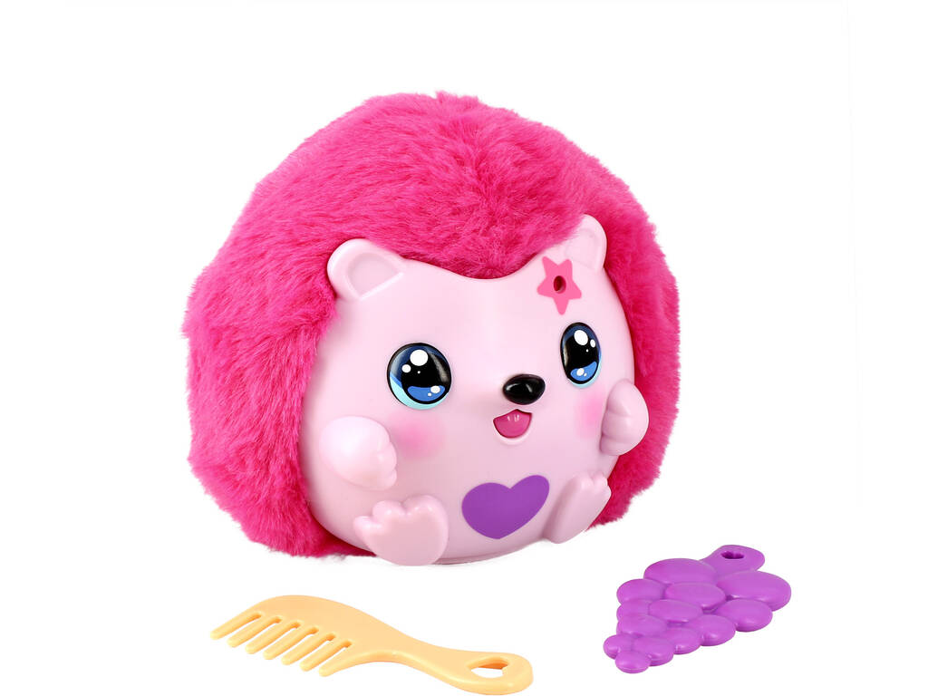 Funtasy Family Kiss Meez Mascota Erizo Rosa con Sonidos