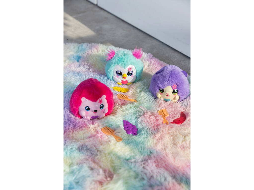 Funtasy Family Kiss Meez Mascota Erizo Rosa con Sonidos
