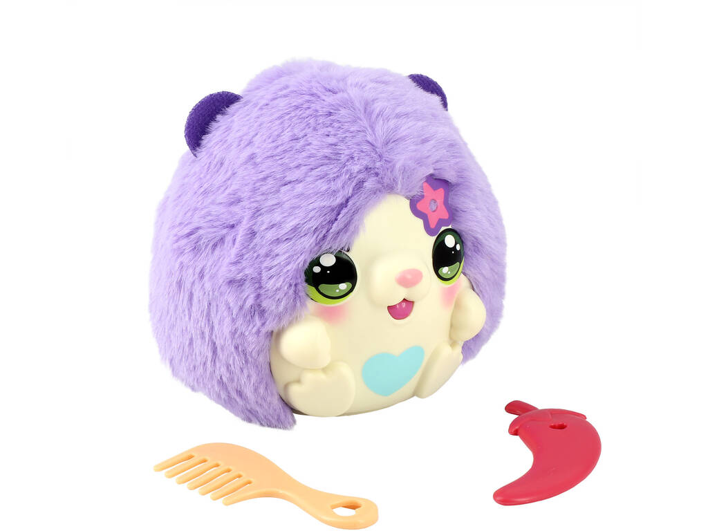 Funtasy Family Kiss Meez Mascota Hasmter Morado con Sonidos