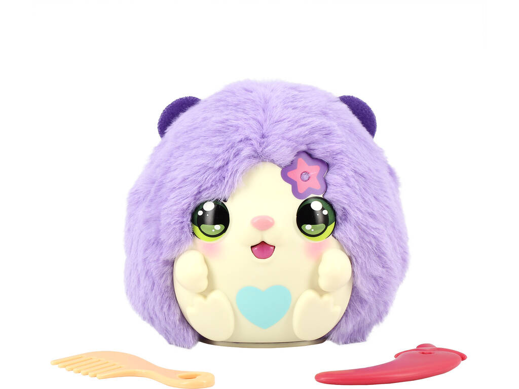 Funtasy Family Kiss Meez Mascota Hasmter Morado con Sonidos