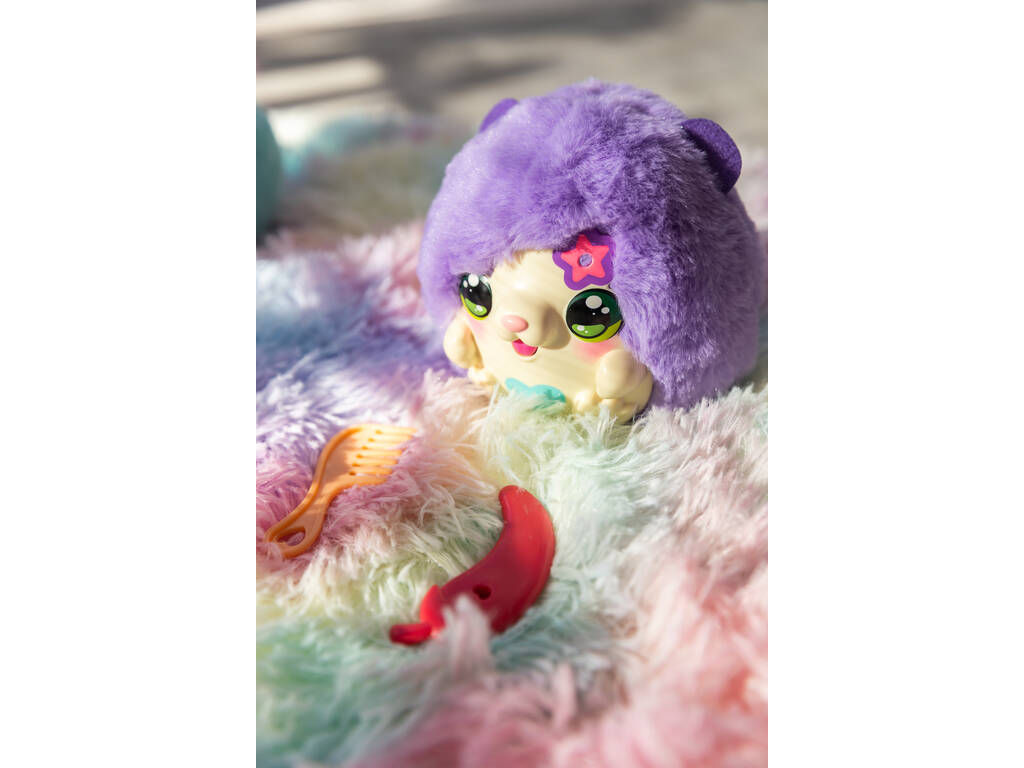 Funtasy Family Kiss Meez Mascota Hasmter Morado con Sonidos