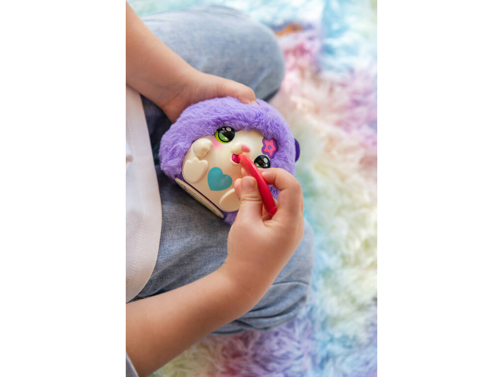 Funtasy Family Kiss Meez Mascota Hasmter Morado con Sonidos