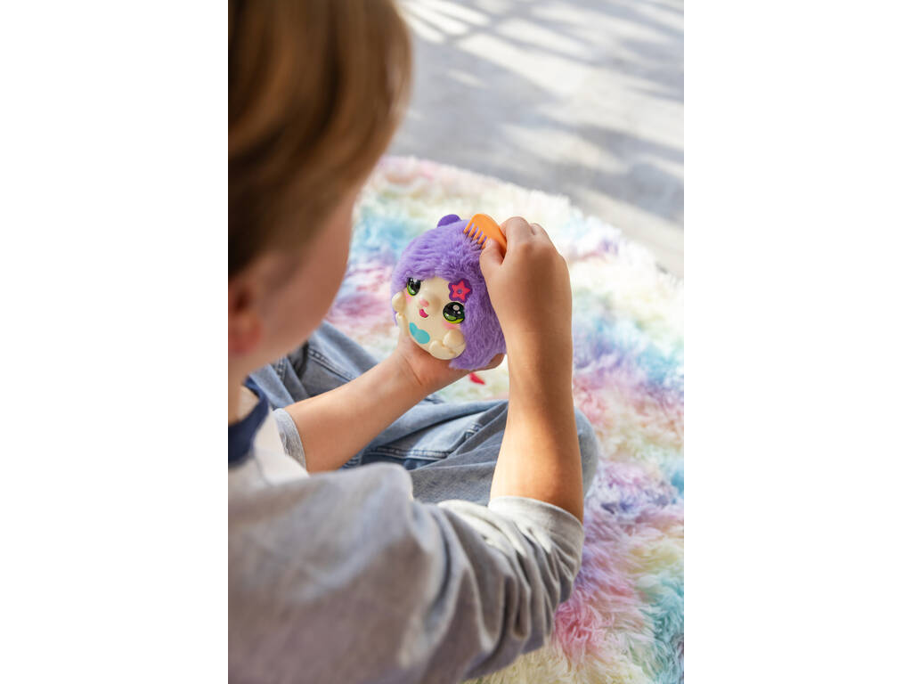 Funtasy Family Kiss Meez Mascota Hasmter Morado con Sonidos