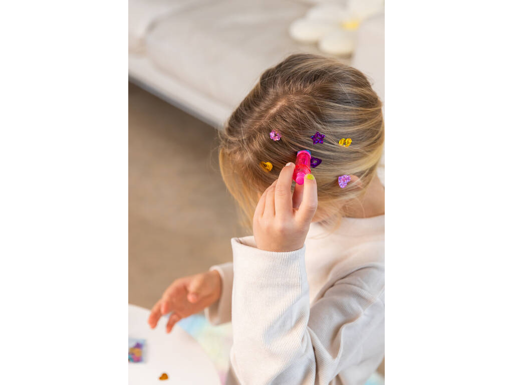 Funlockets Cepillo de Pelo Secreto con Aplicador de Brillos