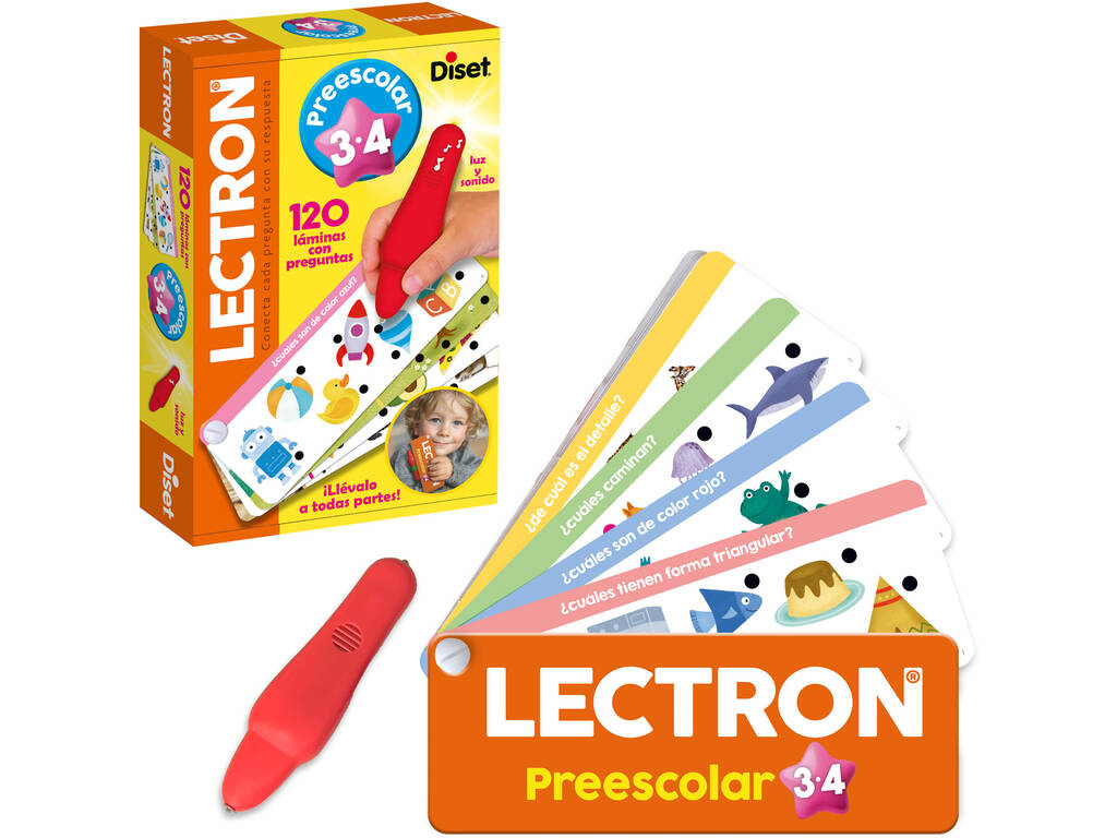 Lectron ¡Llévalo a Todas Partes! Preescolar 3-4 con Luz y Sonidos