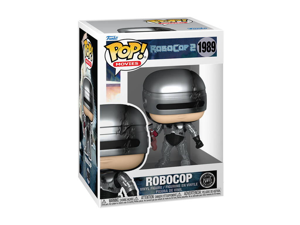 Funko Pop Movies Robocop 2 Figura Robocop Metallic