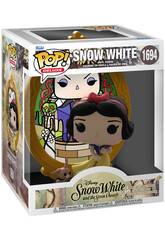 Funko Pop Deluxe Disney Schneewittchen und die Sieben Zwerge Figur Schneewittchen mit Glasfenster