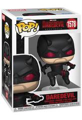 Funko Pop Marvel Daredevil Born Again Figurine Daredevil Black Suit avec tête oscillante
