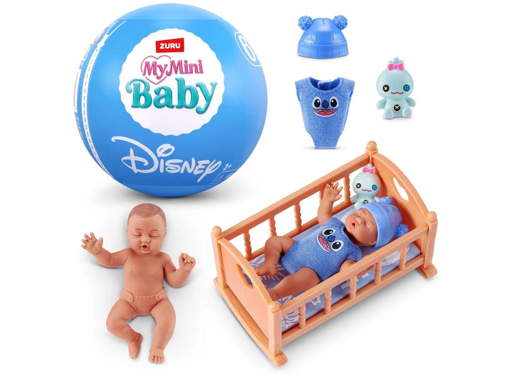 Zuru My Mini Baby Disney Bola con Figura Sorpresa con Accesorios Serie 1