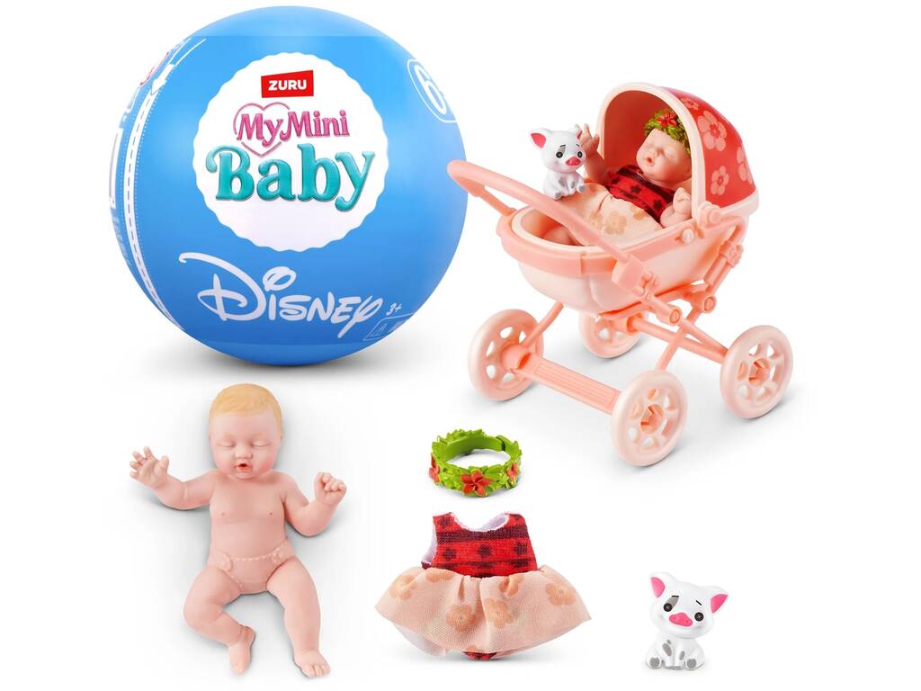 Zuru My Mini Baby Disney Bola con Figura Sorpresa con Accesorios Serie 1