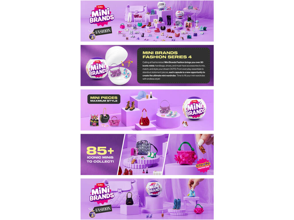 Zuru Mini Brands Bola Sorpresa Fashion Serie 4