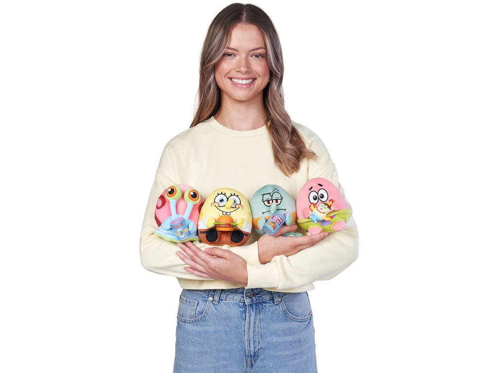 Zuru Snackles Bob Esponja Bola con Peluche Sorpresa Serie 1