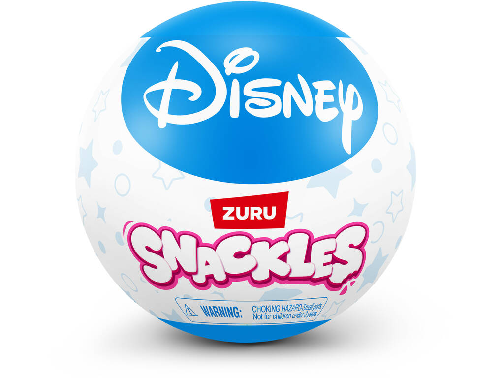 Zuru Snackles Disney Boule avec Peluche Surprise Série 1 