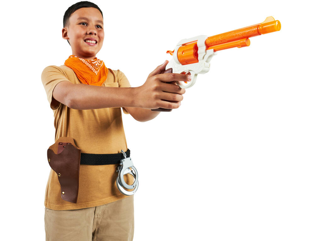 Zuru X-Shot Revolver Wild West con Luz y Sonidos