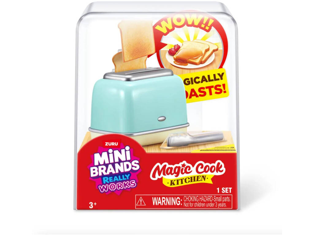 Zuru Mini Brands Really Works Magic Cook Kitchen Elettrodomestico con accessori Serie 1