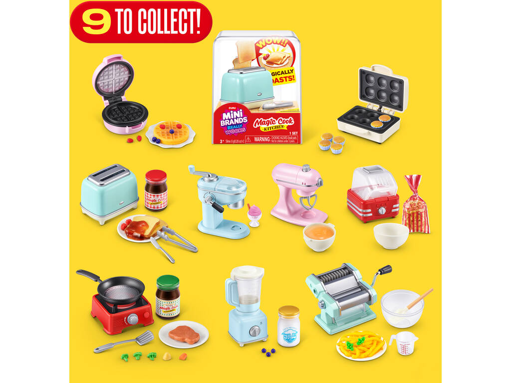 Zuru Mini Brands Really Works Magic Cook Kitchen Elettrodomestico con accessori Serie 1