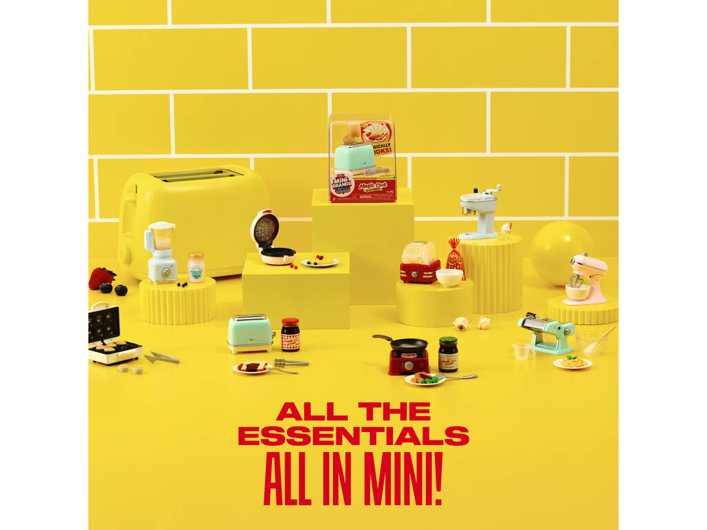 Zuru Mini Brands Really Works Magic Cook Kitchen Elettrodomestico con accessori Serie 1
