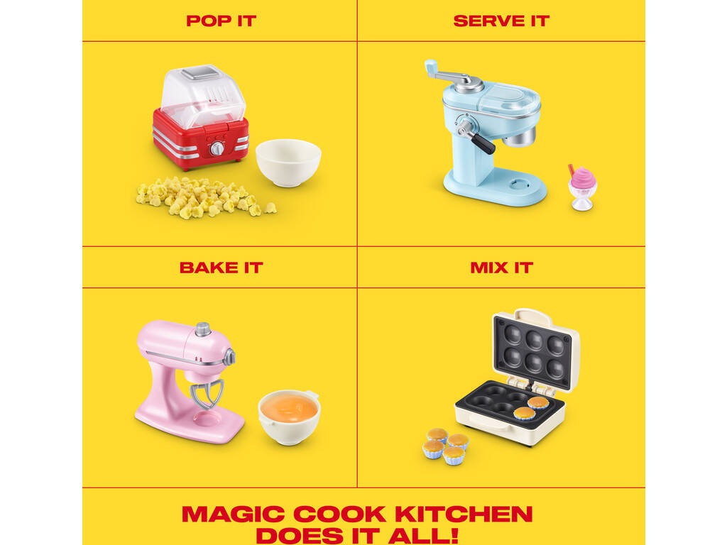 Zuru Mini Brands Really Works Magic Cook Kitchen Elettrodomestico con accessori Serie 1