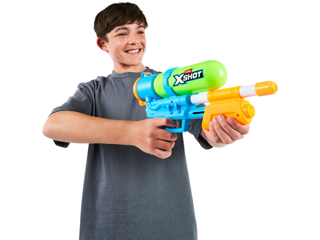Zuru X-Shot Lanzador de Agua Fast-Fill 80’s Super Splash