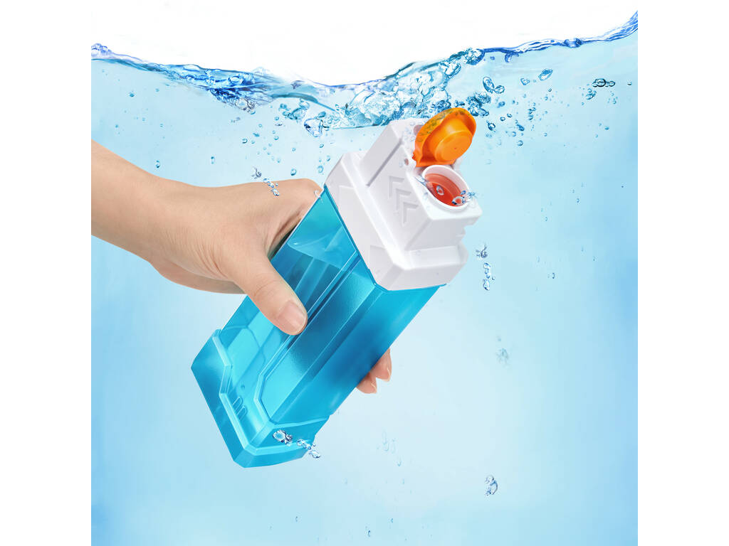 Zuru X-Shot Lanzador de Agua Motirizado Turbo Stream con Luz LED