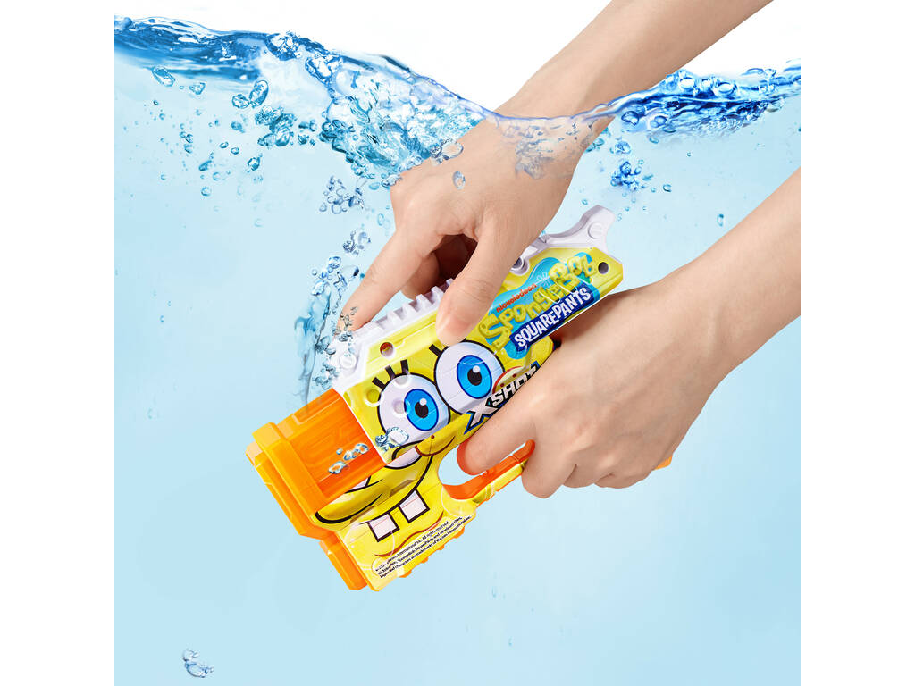 Zuru X-Shot Jr. Bob Esponja Lanzador de Agua Skins