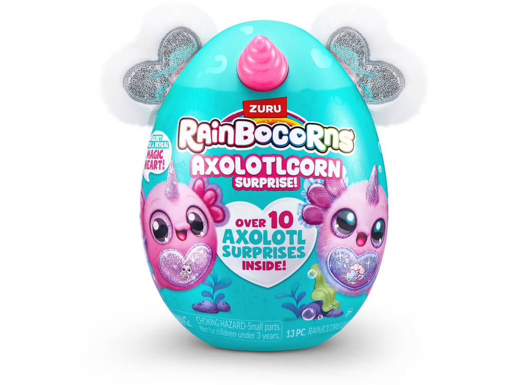 Zuru Rainbocorns Axolotlcorn Surprise Huevo con Peluche Sorpresa y Accesorios