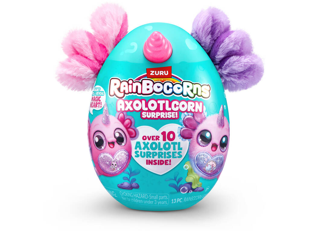 Zuru Rainbocorns Axolotlcorn Surprise Huevo con Peluche Sorpresa y Accesorios