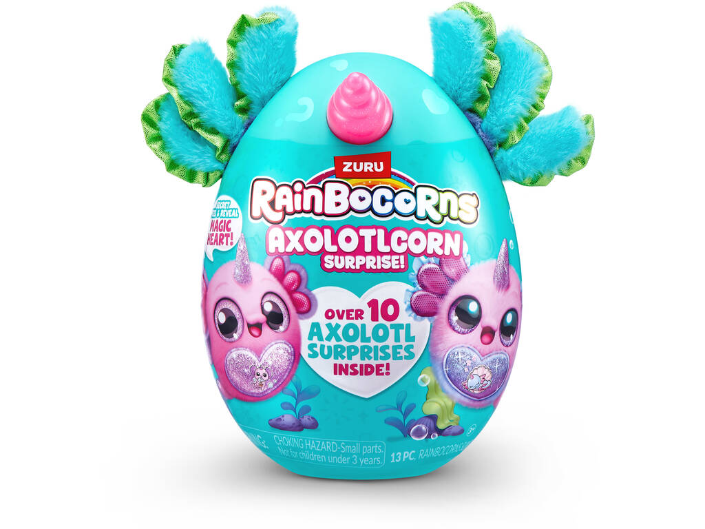 Zuru Rainbocorns Axolotlcorn Surprise Huevo con Peluche Sorpresa y Accesorios