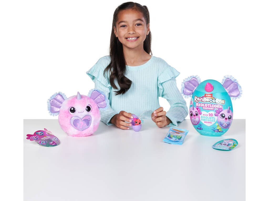 Zuru Rainbocorns Axolotlcorn Surprise Huevo con Peluche Sorpresa y Accesorios