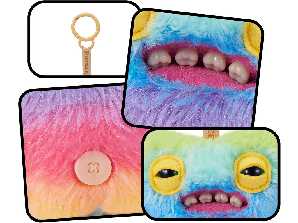 Zuru Fuggler Llavero de Peluche de 12 cm