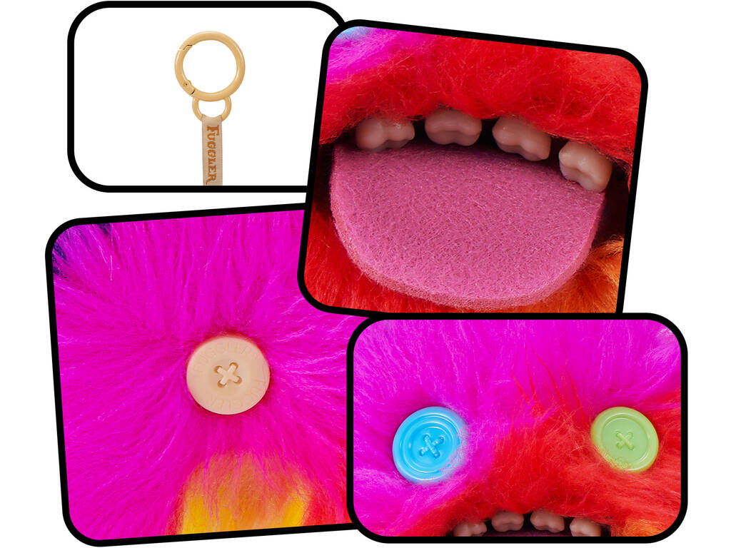 Zuru Fuggler Llavero de Peluche de 12 cm