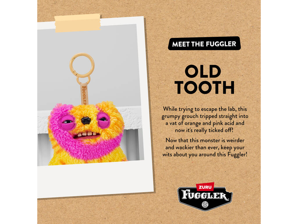 Zuru Fuggler Llavero de Peluche de 12 cm